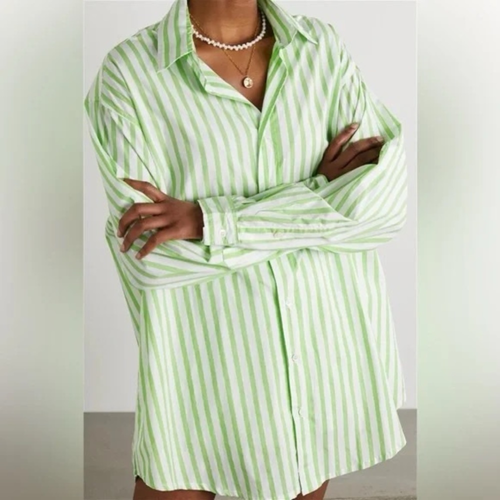 FAITHFULL THE BRAND Vega Striped Shirt Size 6 US